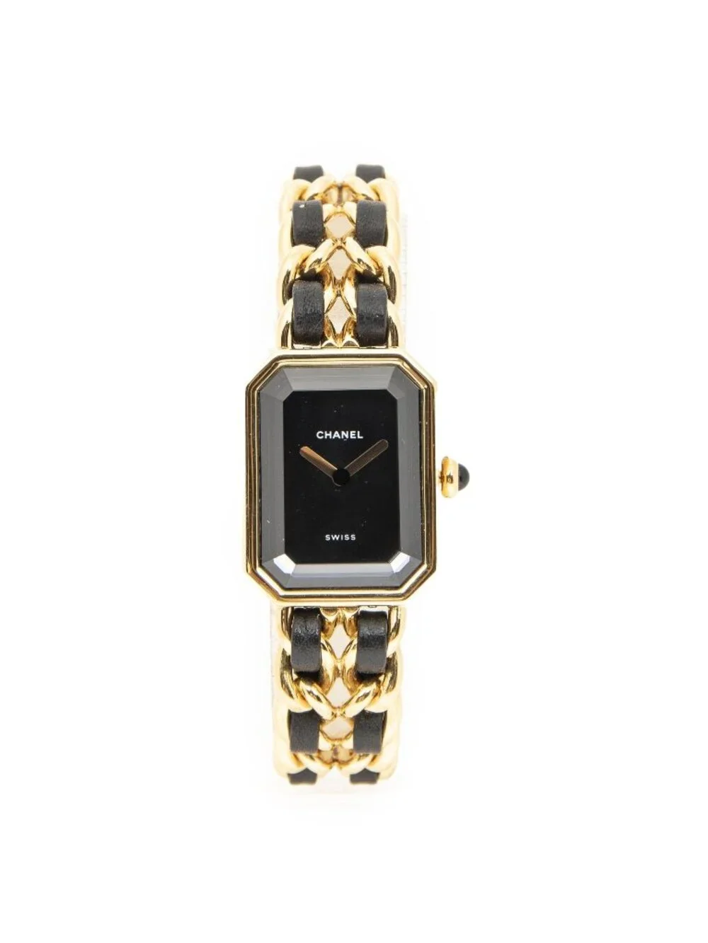 Chanel Premiere Black Gold Plated Shoulder Bag